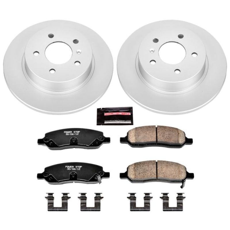 Power Stop 06-11 Buick Lucerne Rear Z17 Evolution Geomet Coated Brake Kit Brake Kits - Performance Blank PowerStop