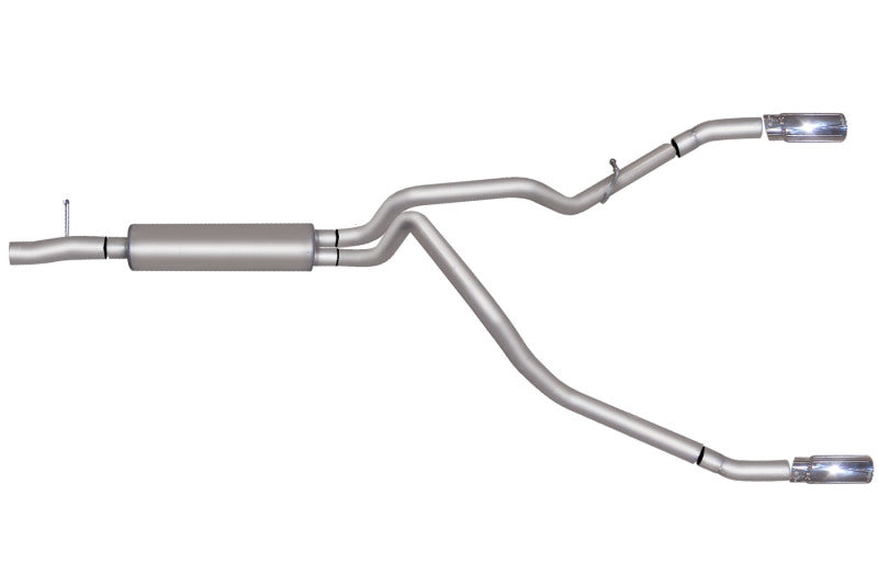 Gibson 05-06 Ford F-250 Super Duty King Ranch 6.8L 2.5in Cat-Back Dual Split Exhaust - Stainless Catback Gibson
