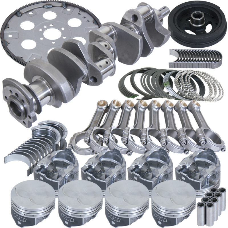 Eagle Chevy 400 3.750in Crank 5.700in I-Beam Rods -7cc Flat Top 4.165in Pistons Balanced Assembly Rotating Assemblies Eagle