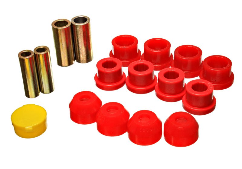 Energy Suspension 96-98 Toyota Rav4 Red Rear End Control Arm Bushing Set Bushing Kits Energy Suspension