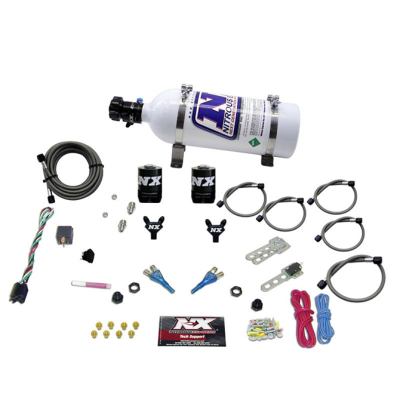 Nitrous Express GM EFI Dual Nozzle Nitrous Kit (100-300HP) w/5lb Bottle Nitrous Systems Nitrous Express