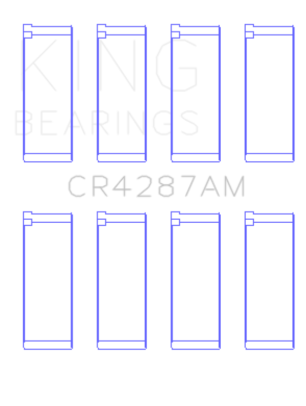 King Engine Bearings Acura B18C1/B18C5 L4/Honda 110CI DOHC Rod Bearing Set - Size STD Bearings King Engine Bearings