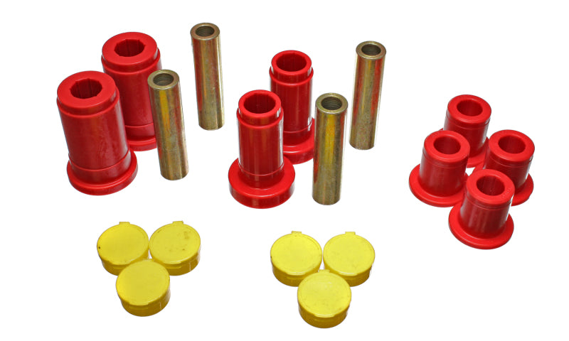 Energy Suspension 02-05 Dodge Ram 1500 2WD Red Front Control Arm Bushing Set Bushing Kits Energy Suspension