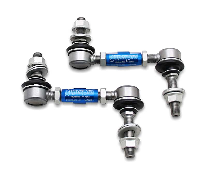 SuperPro 2006 Audi A3 Base Rear HD Adjustable End Link Set Sway Bar Endlinks Superpro