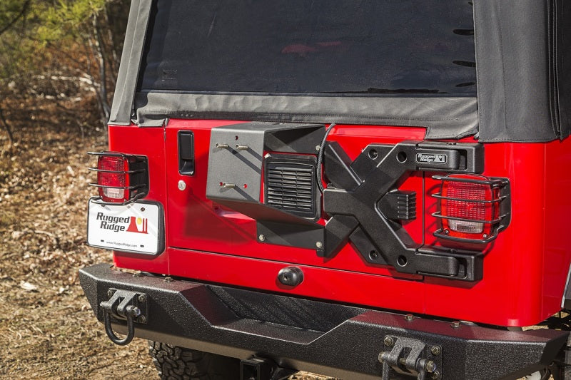 Rugged Ridge Spartacus HD Tire Carrier Whl Mount 87-06 YJ/TJ Spare Tire Carriers Rugged Ridge