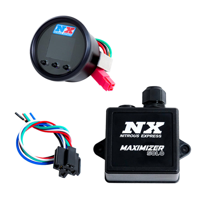 Nitrous Express 2-1/16in Maximizer Solo Nitrous Progressive Controller w/Harness/Module/Solenoid Nitrous Controllers Nitrous Express