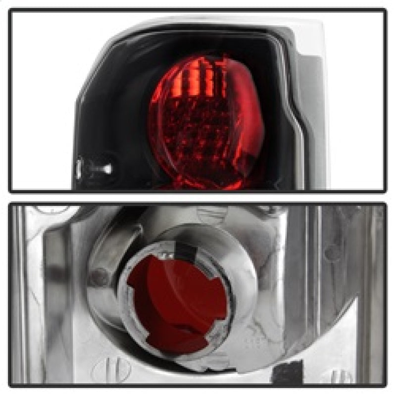Spyder Ford F150 87-96/Ford Bronco 88-96 Euro Style Tail Lights Black ALT-YD-FF15089-BK Tail Lights SPYDER