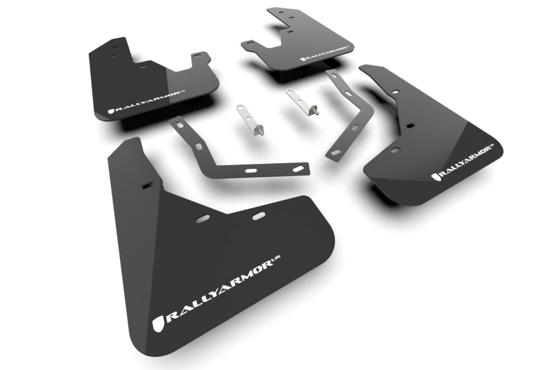 Rally Armor 23-26 Honda CR-V Black Mud Flap - White Logo Mud Flaps Rally Armor