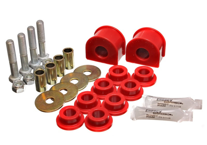 Energy Suspension 99-04 Ford F-150 Lightning 2WD Red Rear Sway Bar Bushing Set (Inc End Links) Bushing Kits Energy Suspension