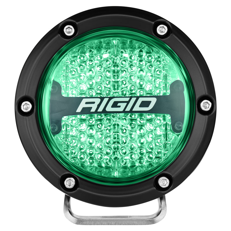 Rigid Industries 360-Series 4in LED Off-Road Diffused Beam - RGBW Backlight (Pair) Light Bars & Cubes Rigid Industries