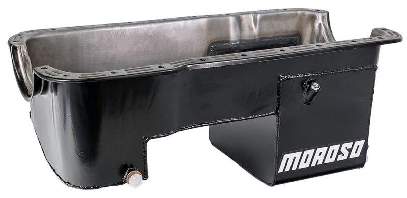 Moroso Ford 351W (w/Rear Sump) Extra Deep Wet Sump 7qt 9in Steel Oil Pan Oil Pans Moroso