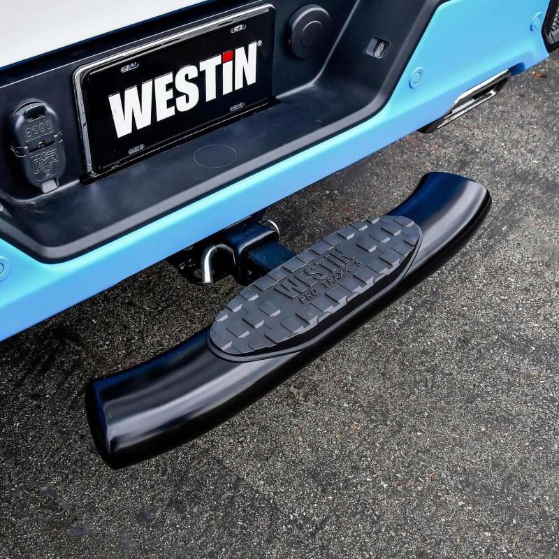 Westin PRO TRAXX 5 Hitch Step 27in Step 2in Receiver - Black Hitch Accessories Westin