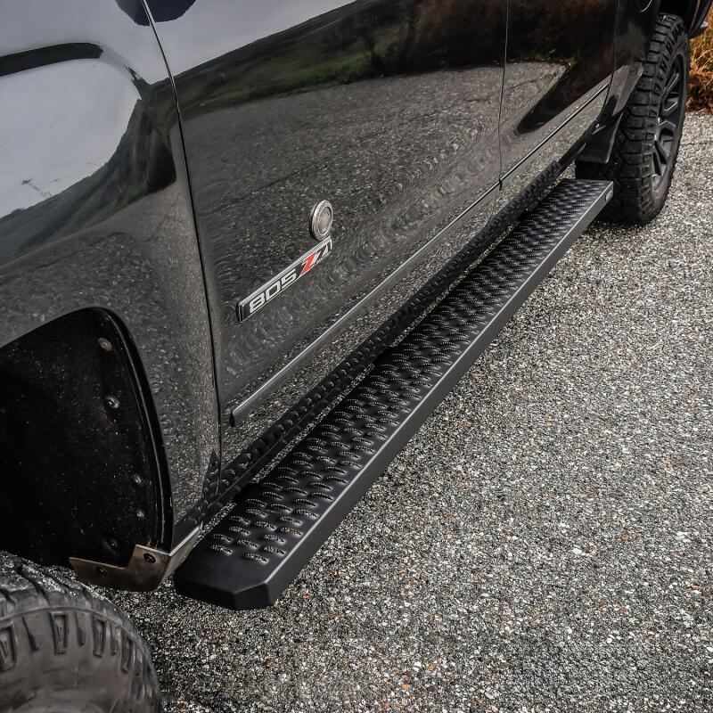 Westin Grate Steps Running Boards 86 in - Textured Black Running Boards Westin