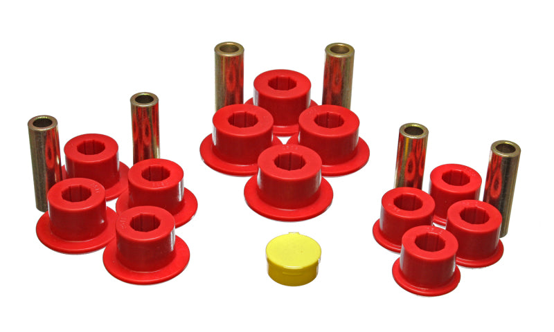 Energy Suspension Chevy Rear Leaf Spring Set - Red Bushing Kits Energy Suspension