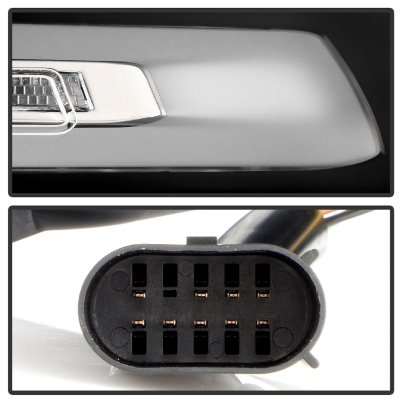 Spyder Porsche Cayenne 958 11-14 LED Tail Lights - Sequential Signal - Black Tail Lights SPYDER