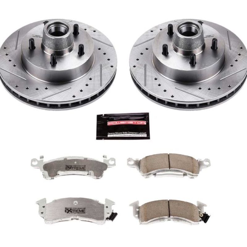 Power Stop 71-73 Buick Centurion Front Z26 Street Warrior Brake Kit Brake Kits - Performance D&S PowerStop