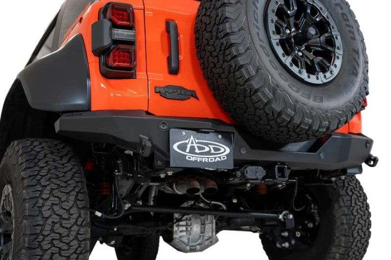 Addictive Desert Designs 22-23 Ford Bronco Raptor Rock Fighter Rear Bumper Bumpers - Steel Addictive Desert Designs