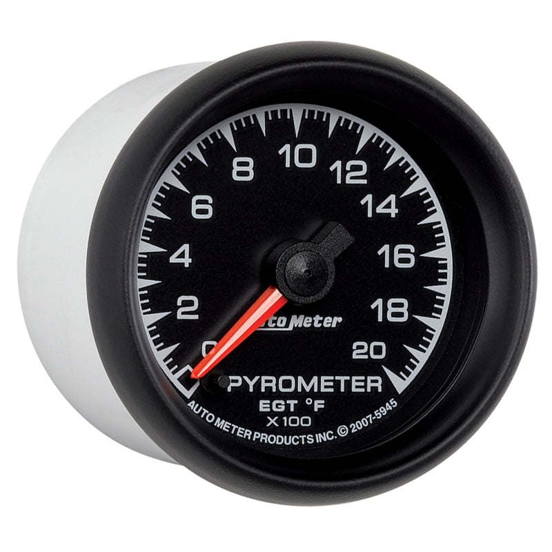Autometer ES 52mm Full Sweep Electronic 0-2000 Degree F EGT/Pyrometer Gauge Gauges AutoMeter