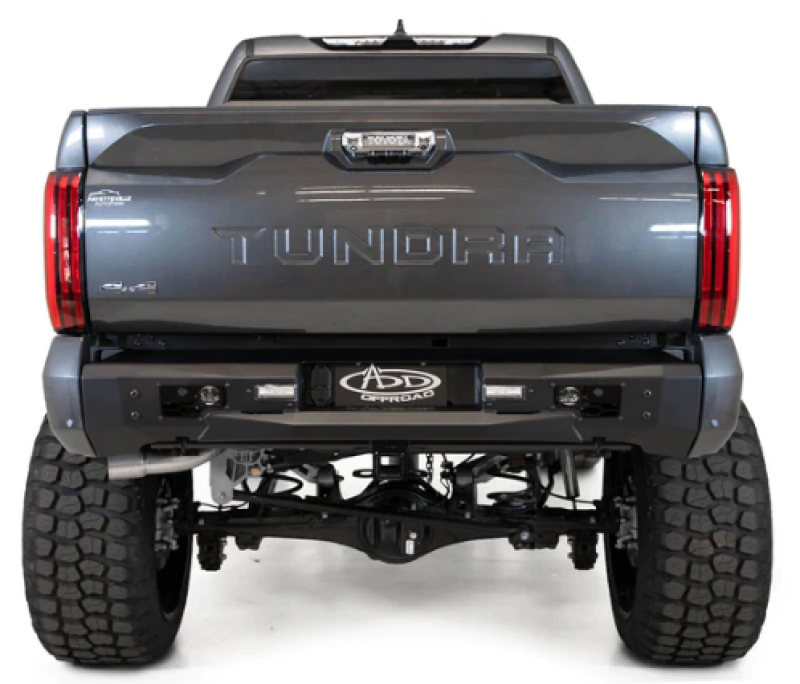 Addictive Desert Designs 22-23 Toyota Tundra Stealth Fighter Winch Rear Bumper Bumpers - Steel Addictive Desert Designs