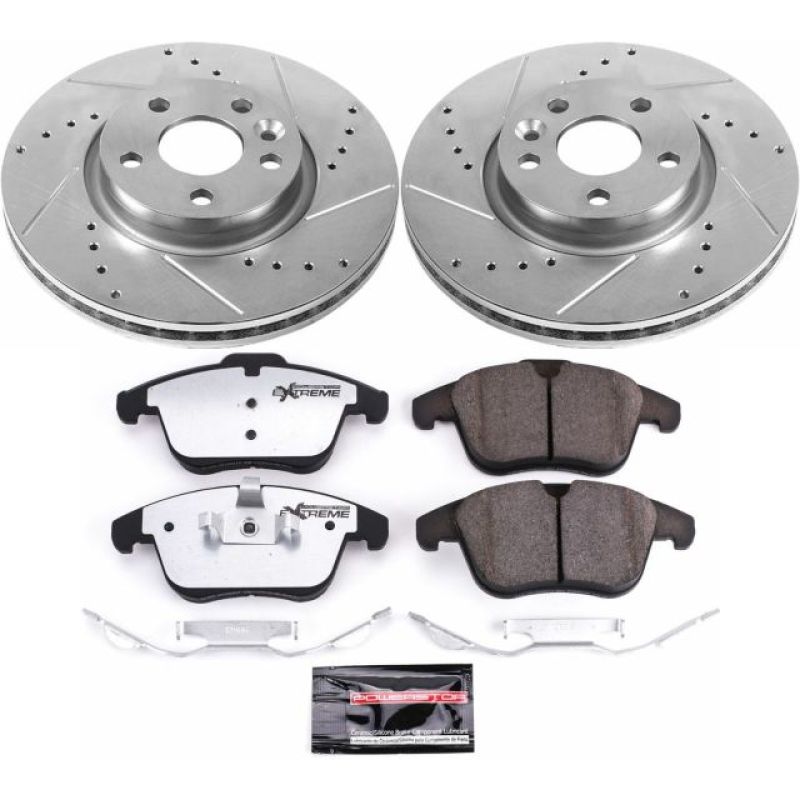 Power Stop 15-18 Volvo S60 Front Z36 Truck & Tow Brake Kit Brake Kits - Performance D&S PowerStop