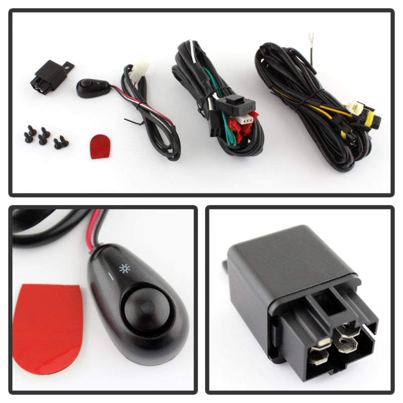 Spyder Mazda 3 2014+ OEM Fog Light w/Switch- Clear FL-MM32014-C Fog Lights SPYDER