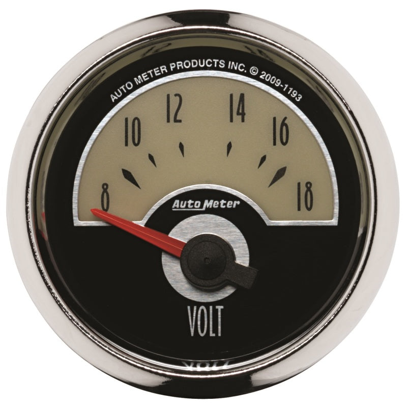 Autometer Cruiser Voltmeter 2 1/16in 18V Electric Gauge Gauges AutoMeter