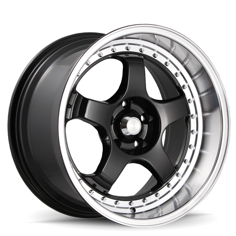 Konig SSM 18x10 5x114.3 ET15 Gloss Black w/ Machined Lip Wheels - Cast Konig