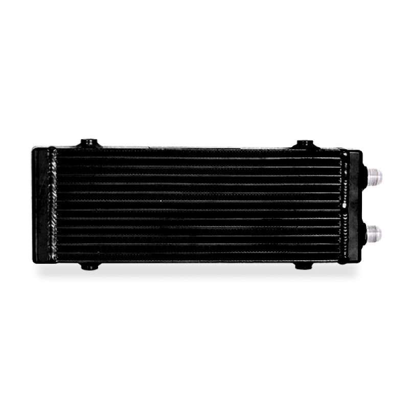 Mishimoto Universal Medium Bar and Plate Dual Pass Black Oil Cooler Oil Coolers Mishimoto