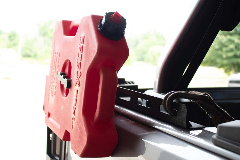 Fishbone Offroad 07-18 Jeep Wrangler JK Tub Rail Tie Downs Steel Powdercoat Storage Racks Fishbone Offroad