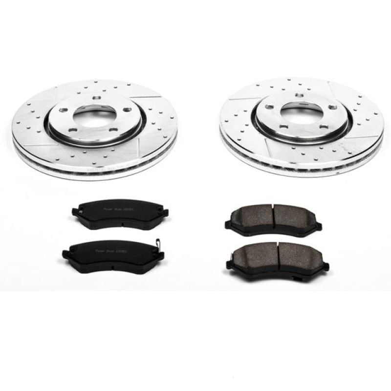 Power Stop 03-07 Chrysler Town & Country Front Z23 Evolution Sport Brake Kit Brake Kits - Performance D&S PowerStop