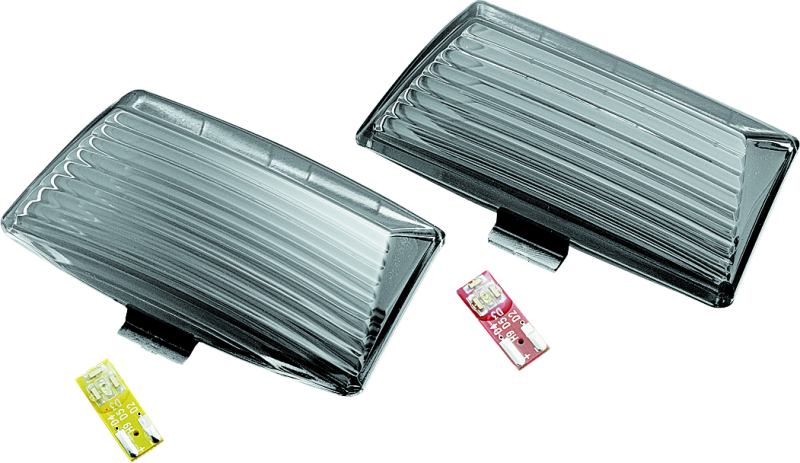 Kuryakyn Rear Smoke Fender Tip Lens With Led Light Bars & Cubes Kuryakyn