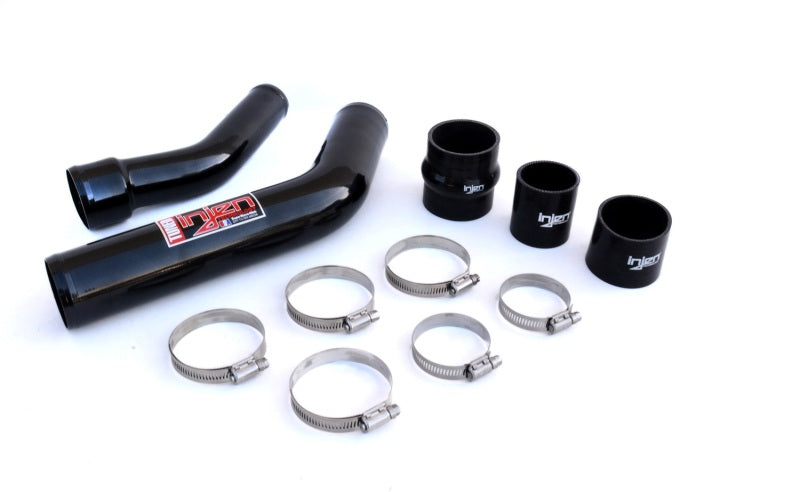 Injen 08-14 Mitsubishi Evo X 2.0L Turbo Black Intercooler Kit Two Piece Upper Intercooler Pipe Kits Injen