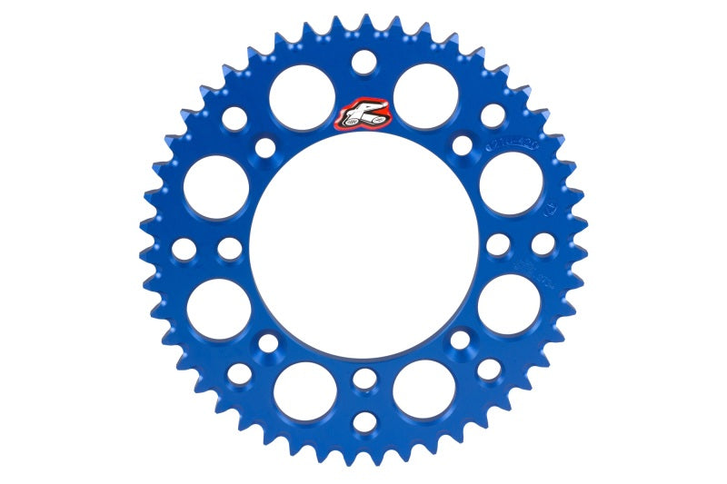 Renthal 02-17 Yamaha YZ85 Rear Grooved Sprocket -Blue 428-52P Teeth Sprockets Renthal