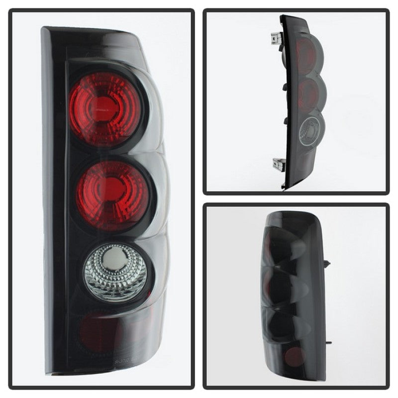 Spyder Chevy Silverado 1500 03-06 (Does Not Fit Stepside)Euro Tail Lights Blk Smke ALT-YD-CS03-BSM Tail Lights SPYDER