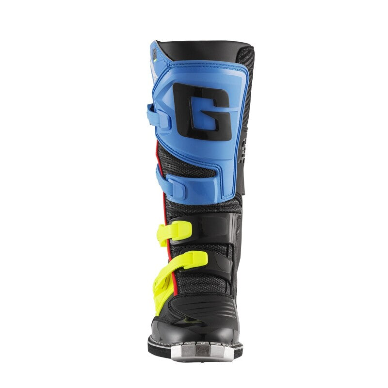 Gaerne GXJ Boot Black/Blue/Fluorescent Yellow Size - Youth 6.5 Motorcycle Boots Gaerne