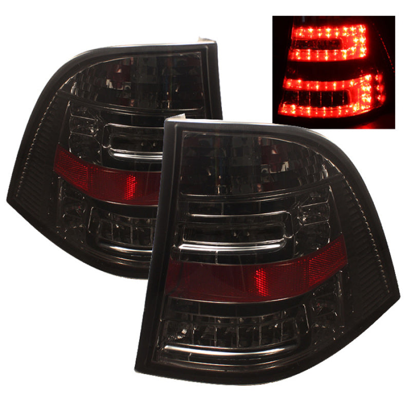 Spyder Mercedes Benz W163 M-Class ML 98-05 LED Tail Lights Smoke ALT-YD-MBW16398-LED-SM Tail Lights SPYDER