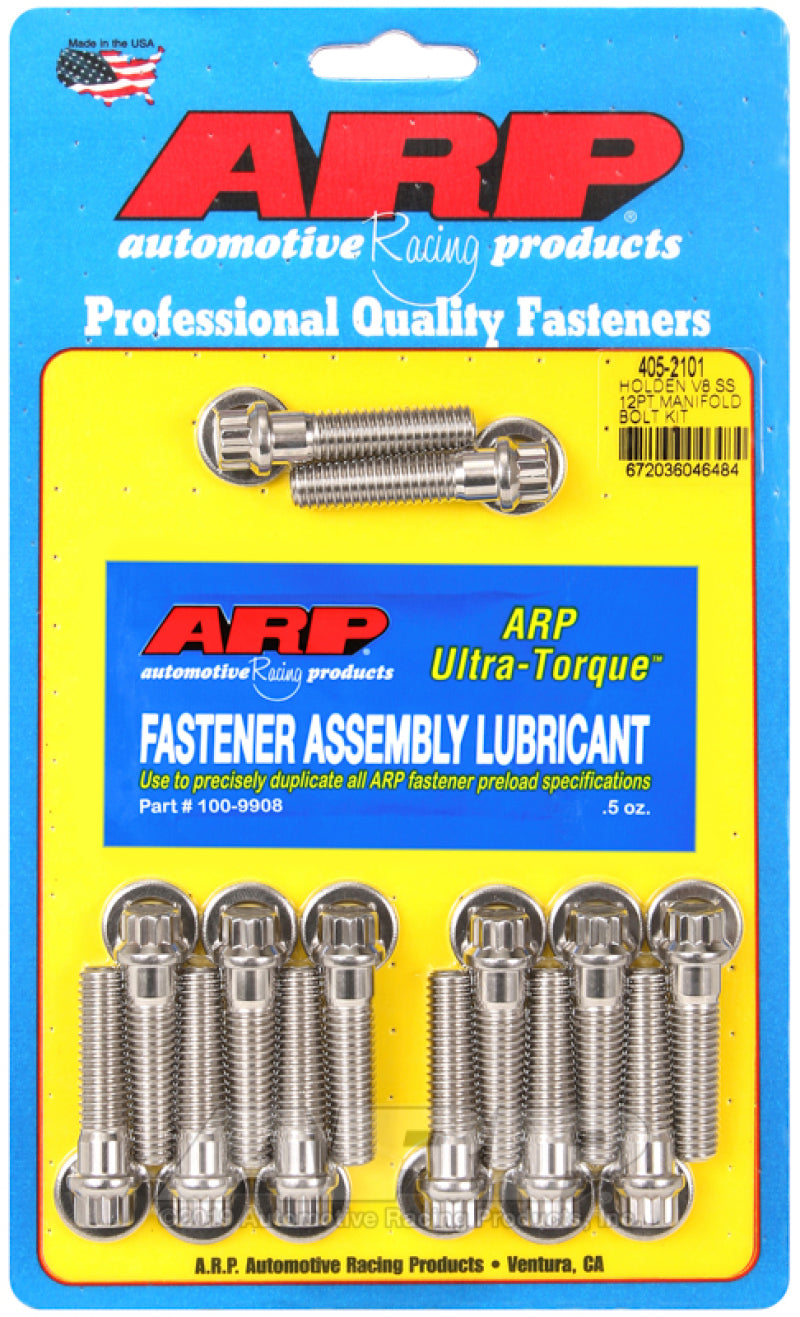 ARP Holden V8 SS 12pt Manifold Bolt Kit Hardware Kits - Other ARP