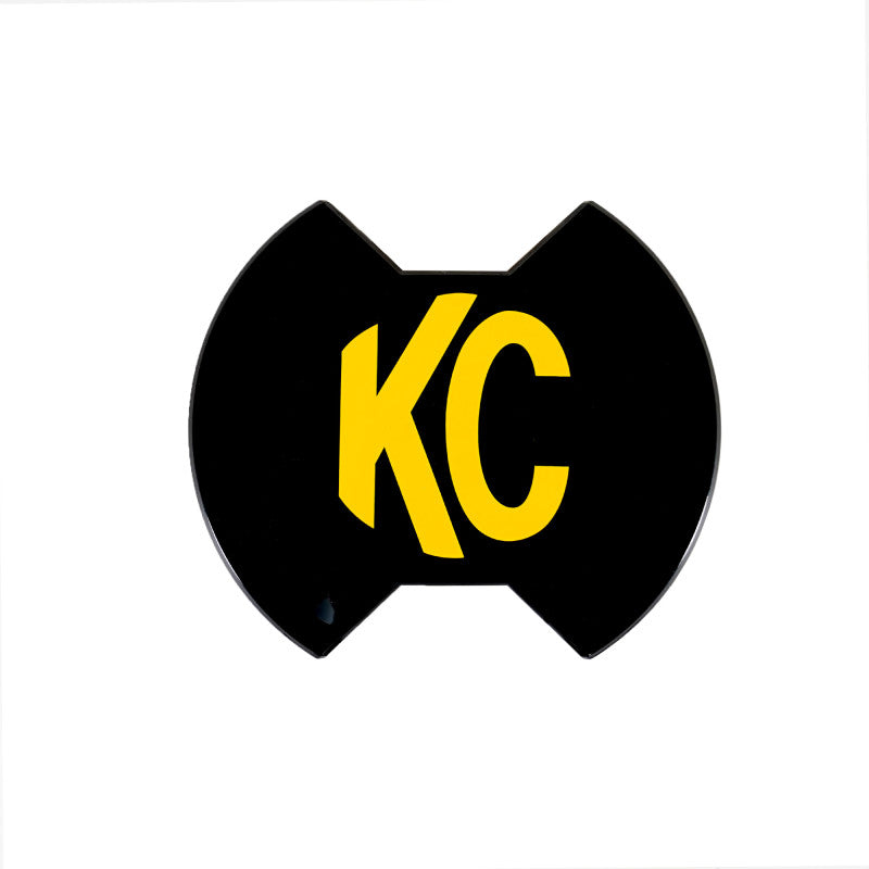 KC HiLiTES 6in. Light Shield / Hard Cover for SlimLite LED - Black Light Covers and Guards KC HiLiTES