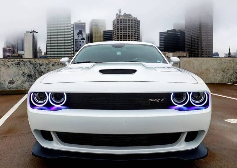 Oracle 15-21 Dodge Challenger Dynamic Surface Mount Headlight Halo Kit - - Dynamic Fog Lights ORACLE Lighting