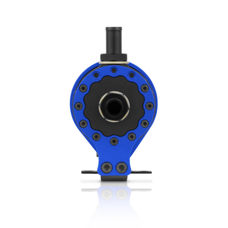 Mishimoto Universal Baffled Oil Catch Can - Blue Oil Catch Cans Mishimoto