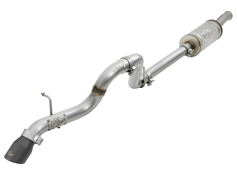 aFe MACH Force-Xp Axle-Back Hi-Tuck Exhaust System w/Black Tip 18-19 Jeep Wrangler (JL) V6 3.6L Axle Back aFe