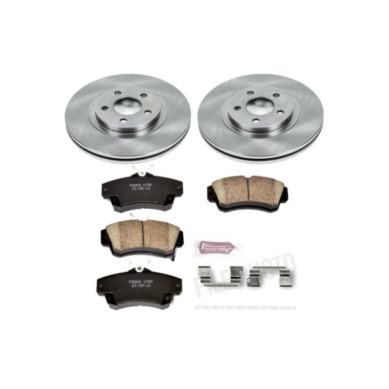 Power Stop 01-10 Chrysler PT Cruiser Front Autospecialty Brake Kit Brake Kits - OE PowerStop
