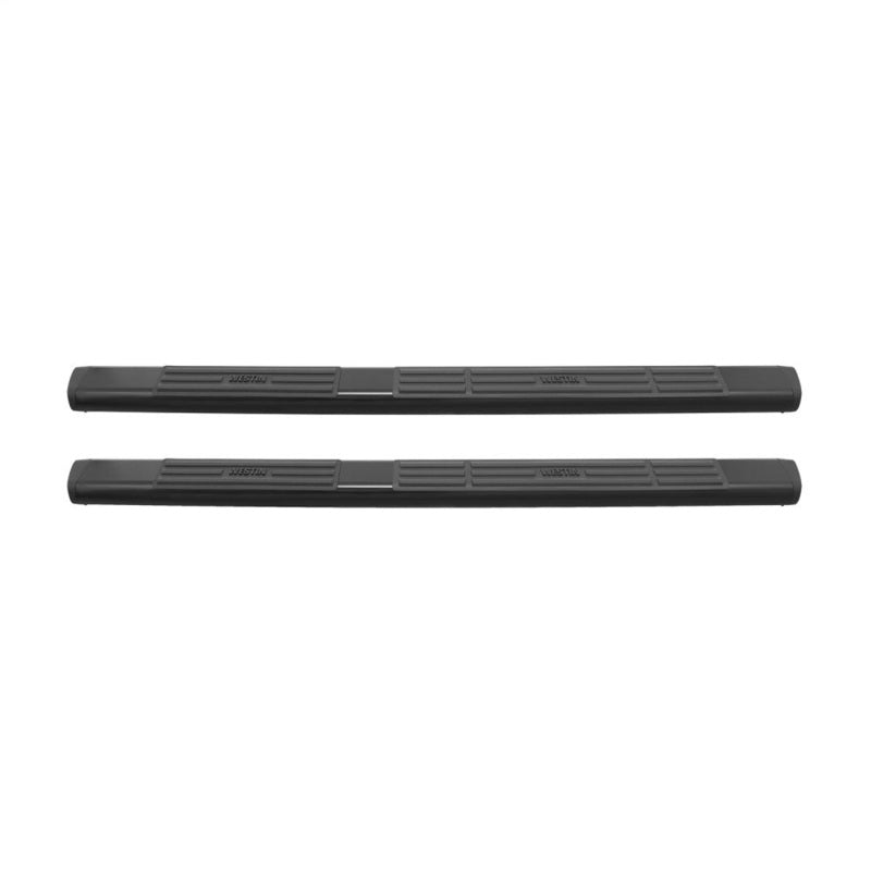 Westin Premier 6 in Oval Side Bar - Mild Steel 85 in - Black Nerf Bars Westin