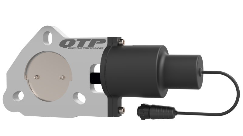 QTP 2.5in Bolt-On QTEC Electric Cutout Valve - Single Exhaust Cutouts QTP