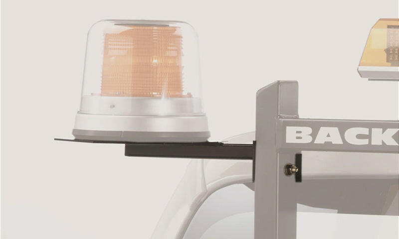 BackRack Light Bracket 10-1/2in Base Drivers Side Brackets BackRack