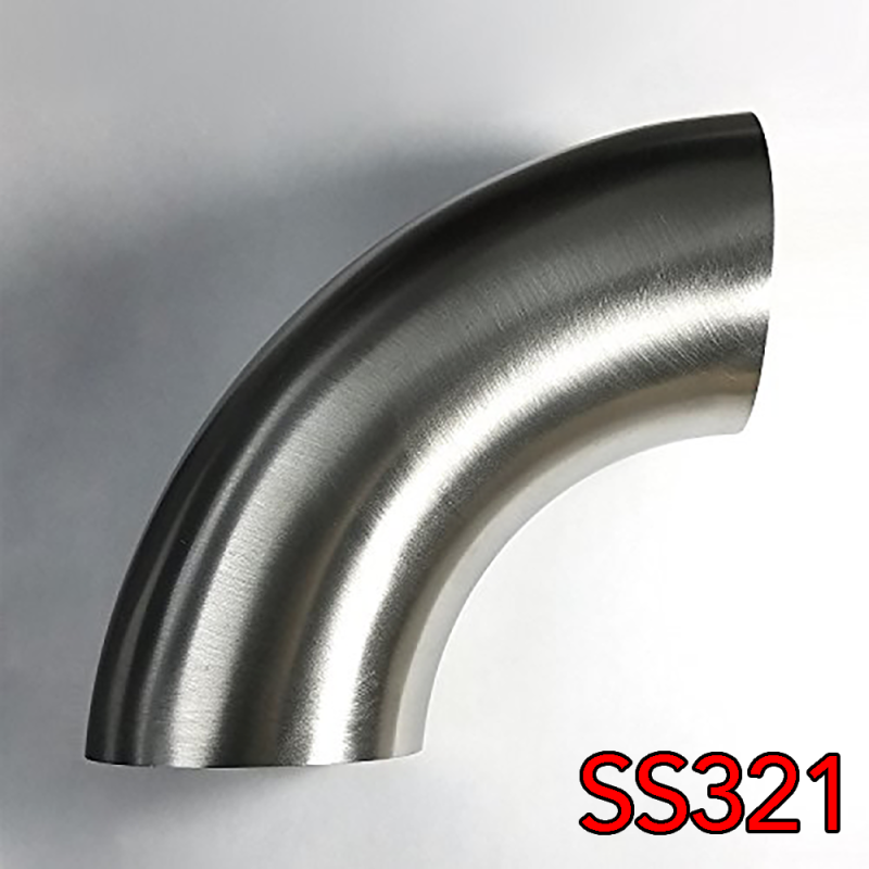 Stainless Bros SS Elbow LR1.88in SS321 90 Degree Mandrel Bend Elbow 1.5D - 16GA/.065in Wall - No Leg Steel Tubing Stainless Bros