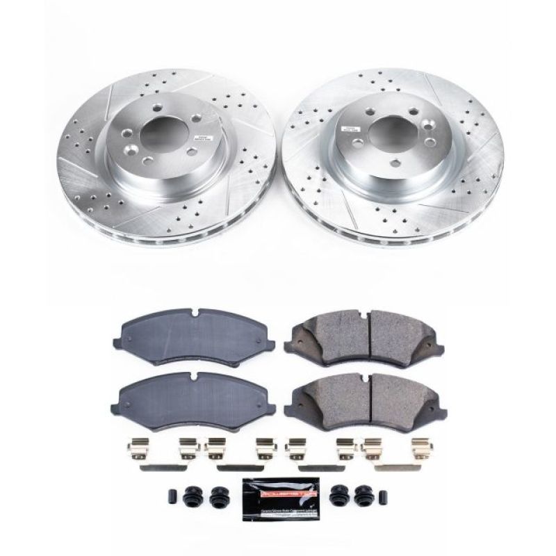 Power Stop 2010 Land Rover LR4 Front Z23 Evolution Sport Brake Kit Brake Kits - Performance D&S PowerStop