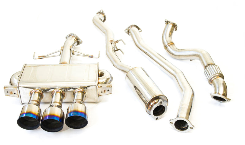 Invidia 17-19 Honda Civic Type R Q300 Triple Titanium Tip Cat-back Exhaust Catback Invidia