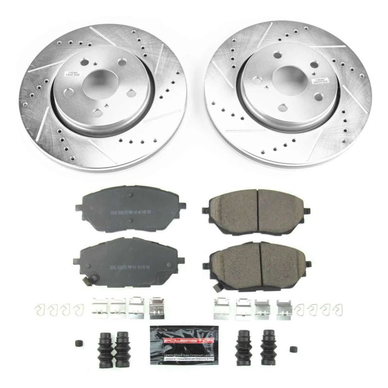 Power Stop 18-19 Toyota C-HR Front Z23 Evolution Sport Brake Kit Brake Kits - Performance D&S PowerStop