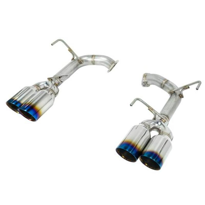 Remark Subaru WRX STi VA Axle Back Exhaust w/ Titanium Stainless Double Wall Tip - 4 Inch Version Axle Back Remark